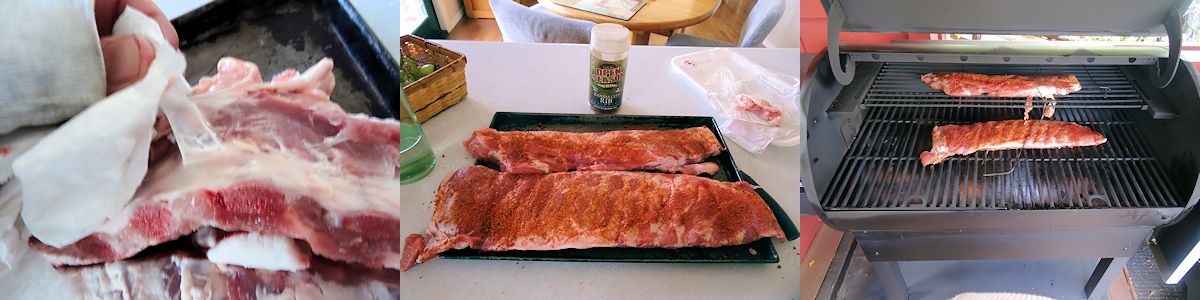 Ribs on the Pellet Grill 1
