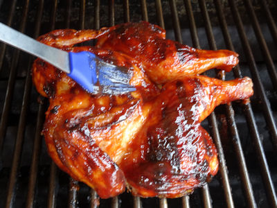 Barbecue Chicken on the Grill