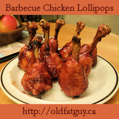 Barbecue Chicken Lollipops