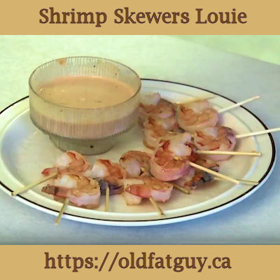 Shrimp Skewers Louie