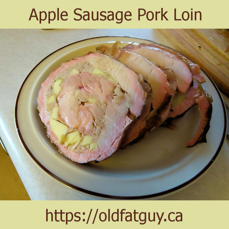 Apple Sausage Pork Loin