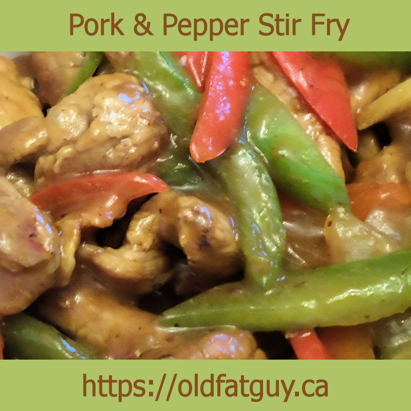 Pork & Pepper Stir Fry