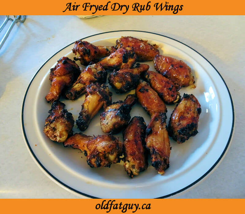 Air Fried Dry Rub Wings